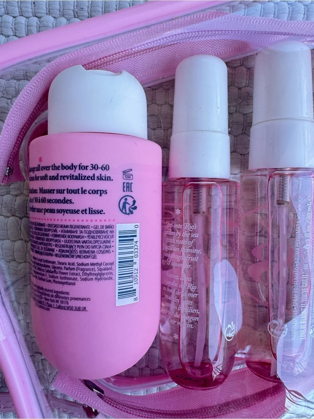 Sol de Janeiro Cheirosa 68 Travel Set w/ Cosmetic Bag NWT
